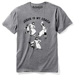 Jesus is my Coach T-Shirt // Triblend Gray (XL)