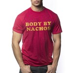 Body by Nachos T-Shirt // Red Heather (3XL)