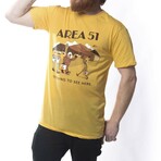 Area 51 T-Shirt // Triblend Gold (L)