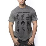 Cryptids of America T-Shirt // Triblend Gray (M)