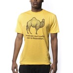 Ironic Camel T-Shirt // Triblend Gold (L)
