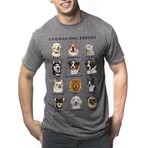 Common Dog Breeds T-Shirt // Triblend Gray (XS)