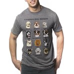 Common Dog Breeds T-Shirt // Triblend Gray (M)