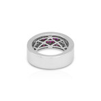 Fine Jewelry // Platinum Ruby + Diamond Ring // Ring Size: 8 // Pre-Owned