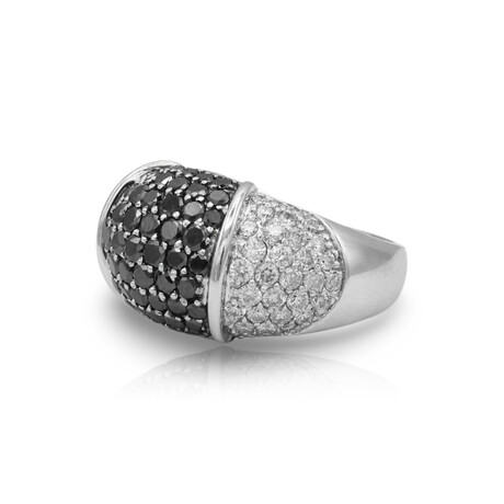 Fine Jewelry // 18K White Gold Diamond Ring // Ring Size: 6.25 // Pre-Owned