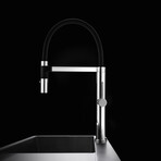 ENZO Modern Kitchen Faucet With 2 Jets // Chrome