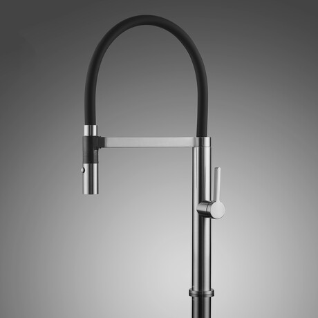 ENZO Modern Kitchen Faucet With 2 Jets // Chrome