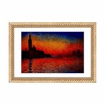 Sunset in Venice by Claude Monet (16"H x 24"W x 1"D)