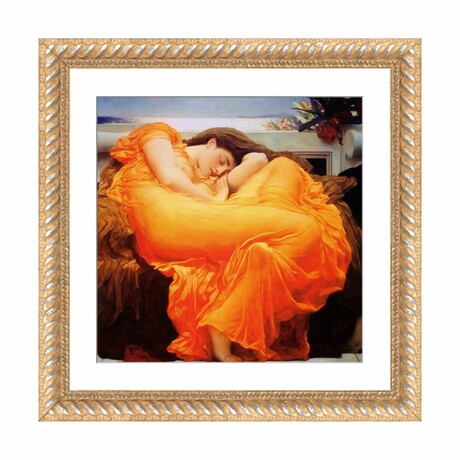 Flaming June by Frederic Leighton (16"H x 16"W x 1"D)