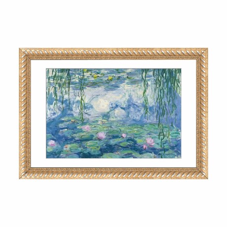 Waterlilies, 1916-19   by Claude Monet (16"H x 24"W x 1"D)