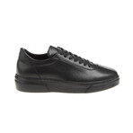 Leather Sports Sneakers // Black + Black (Euro: 44)