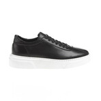 Leather Sports Sneakers // Black (Euro: 41)