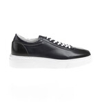 Leather Sports Sneakers // Navy Blue (Euro: 42)