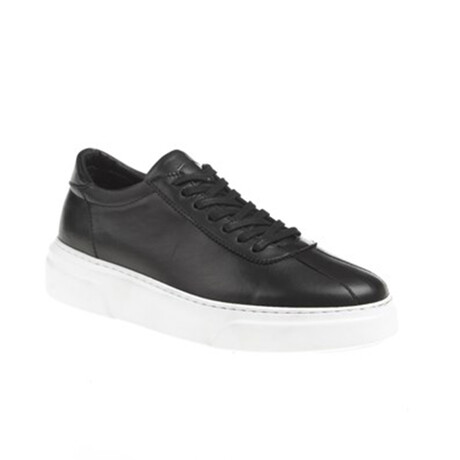 Leather Sports Sneakers // Black (Euro: 39)