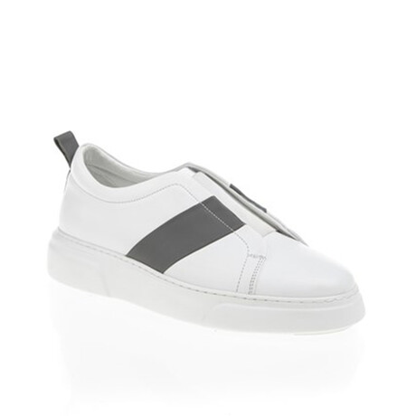 Leather Pool Sneakers // White (Euro: 39)