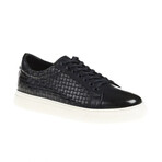 Leather Mesh Sneakers // Navy Blue (Euro: 40)