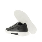 Special Design Crocodile Detail Sneakers // Black (Euro: 45)