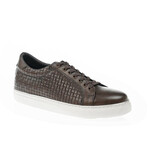 Leather Mesh Sneakers // Brown (Euro: 45)