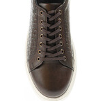 Leather Mesh Sneakers // Brown (Euro: 39)