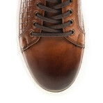 Leather Mesh Sneakers // Tan (Euro: 39)