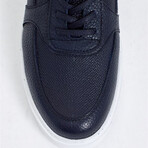Leather Eva Sole Sports Shoes // Navy Blue (Euro: 41)
