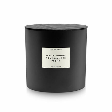 ENVIRONMENT 55oz Candle Inspired by The Aria Hotel® - White Woods | Pomegranate | Peony