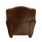 Palermo Top Grain Leather Wing Chair