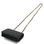 Chanel // Leather Matelasse Chain Mini Bag // Black + Gold // Pre-Owned