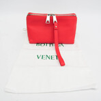 Bottega Veneta // Leather Organizer Pouch // Red // Pre-Owned