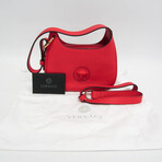 Versace // Leather LA MEDUSA Bag // Red // Pre-Owned