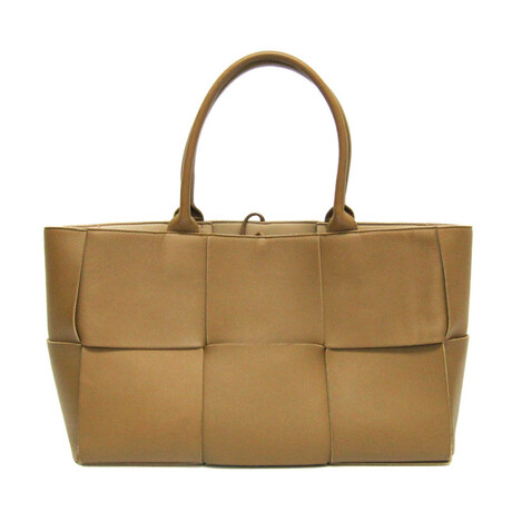 Bottega Veneta // Leather Arco Tote Bag // Brown // Pre-Owned
