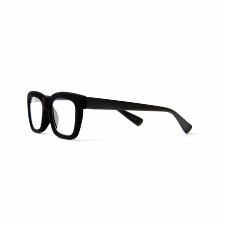 Unisex // Velvet Reading Glasses // Dubai // Black (Clear +1.00)