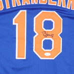 Darryl Strawberry Signed Mets Jersey (JSA) ,Dwight "Doc" Gooden Signed Mets Jersey (Beckett Hologram)