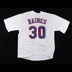 Andre Dawson Signed Expos Jersey (JSA) ,Tim Raines Signed Expos Jersey (Leaf)