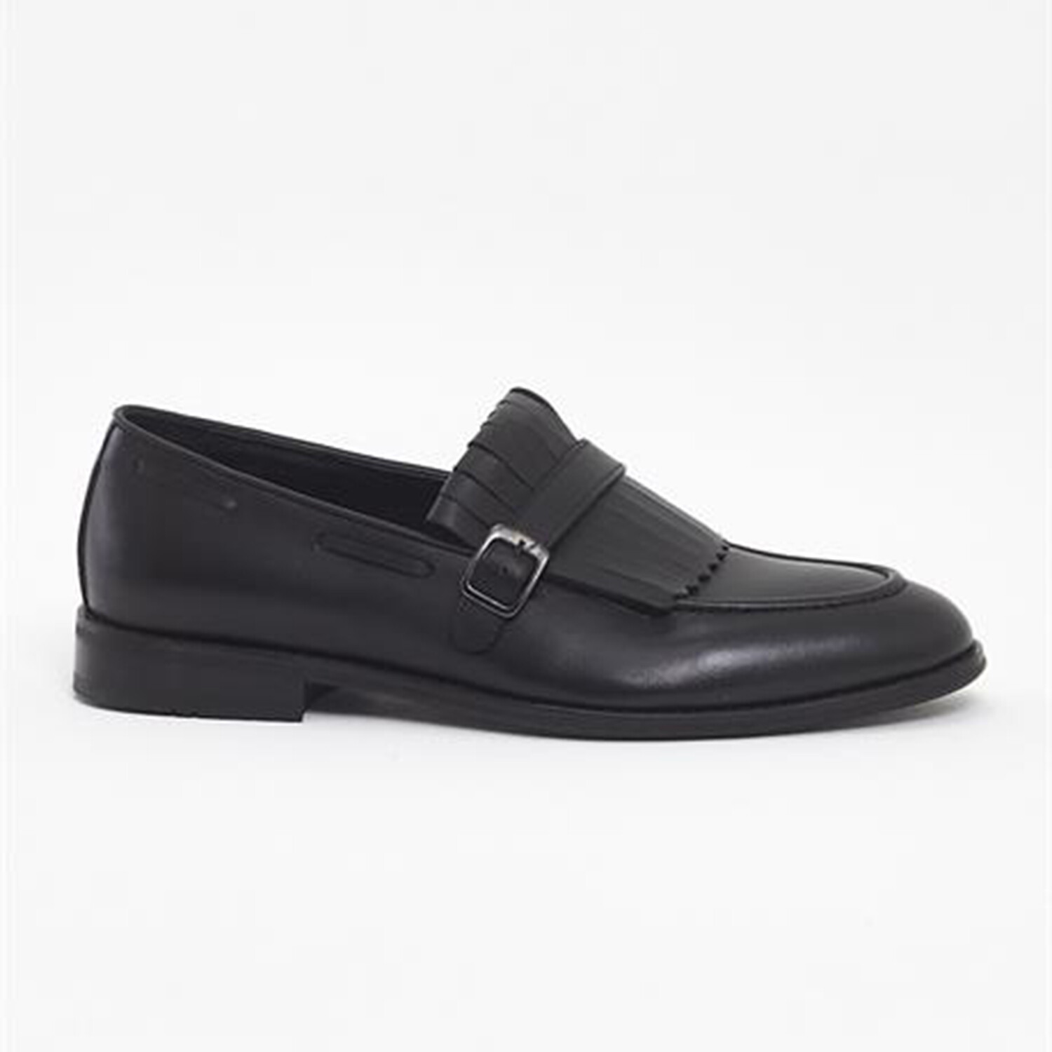 Leather Fringed Loafers // Black (Euro: 43) - Sardinelli Footwear ...