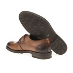 Leather Buckled Loafers // Tan (Euro: 43)