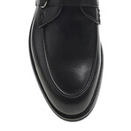 Leather Buckled Loafers // Black (Euro: 42)