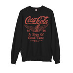 Coca Cola Life Tastes Good Fle // Black (XL)