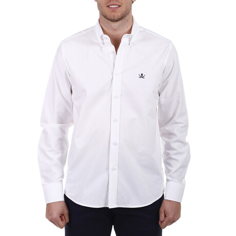 Solid Button Up // White (S)