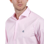 Solid Button Up // Light Pink (S)