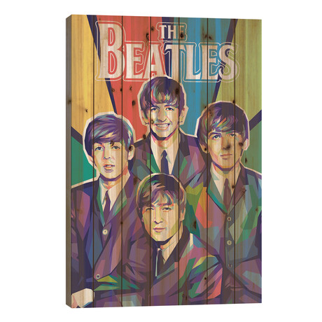 The Beatles I by Dayat Banggai (26"H x 18"W x 1.5"D)