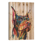 Doberman by Weekday Best (26"H x 18"W x 1.5"D)