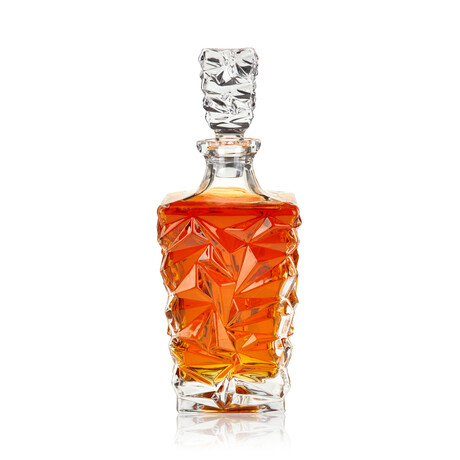 Prism Crystal Whiskey Decanter