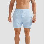 Hi-Flex™ Training Shorts 5" Lined // Pastel Blue (XS)