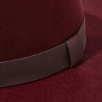 The Bolero w/ Textured Silk Trim Ribbon // Tibetan Red (M)