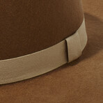 The Bolero w/ Textured Silk Trim Ribbon // Brown Sugar (XL)