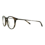 Oliver Peoples  // Mens OV5362U 1615 Round Optical Glasses // Matte Gray Stripe + Clear