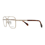RagNBone // Mens RNB7034 3YG Pilot Optical Glasses // Gold Havana + Clear