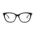 RagNBone // Mens RNB3033 0807 Square Optical Glasses // Black + Clear