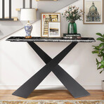 Luxe Marble Console Table